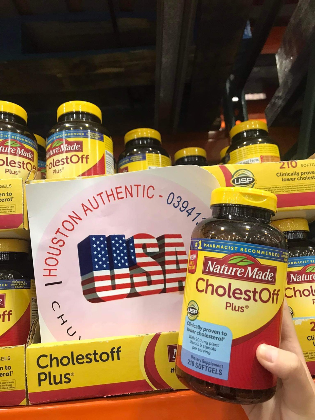 Viên Giảm Cholesterol Trong Máu Nature Made CholestOff Plus 210 viên