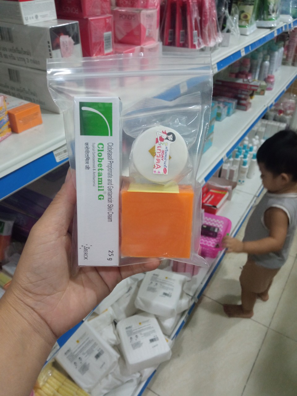 Bộ 3 món nám tàn nhang clobetamil g thái lan