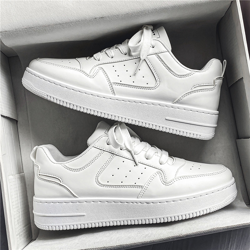Giày sneaker nam, giày nam da lì cao cấp đế khâu