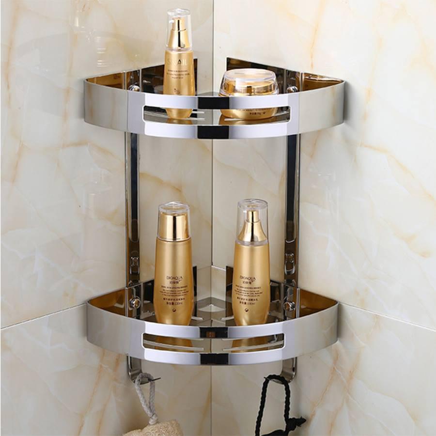 Kệ góc phòng tắm ,giá để đồ phòng tắm, kệ đê đồ nhà tắm inox 304 cao cấp