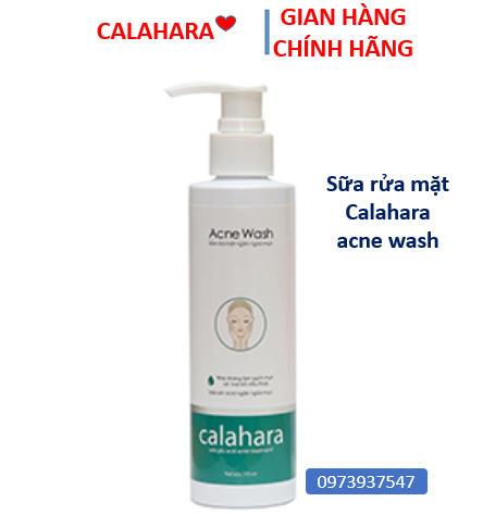 Sữa rửa mặt Calahara ngừa mụn Date 2026