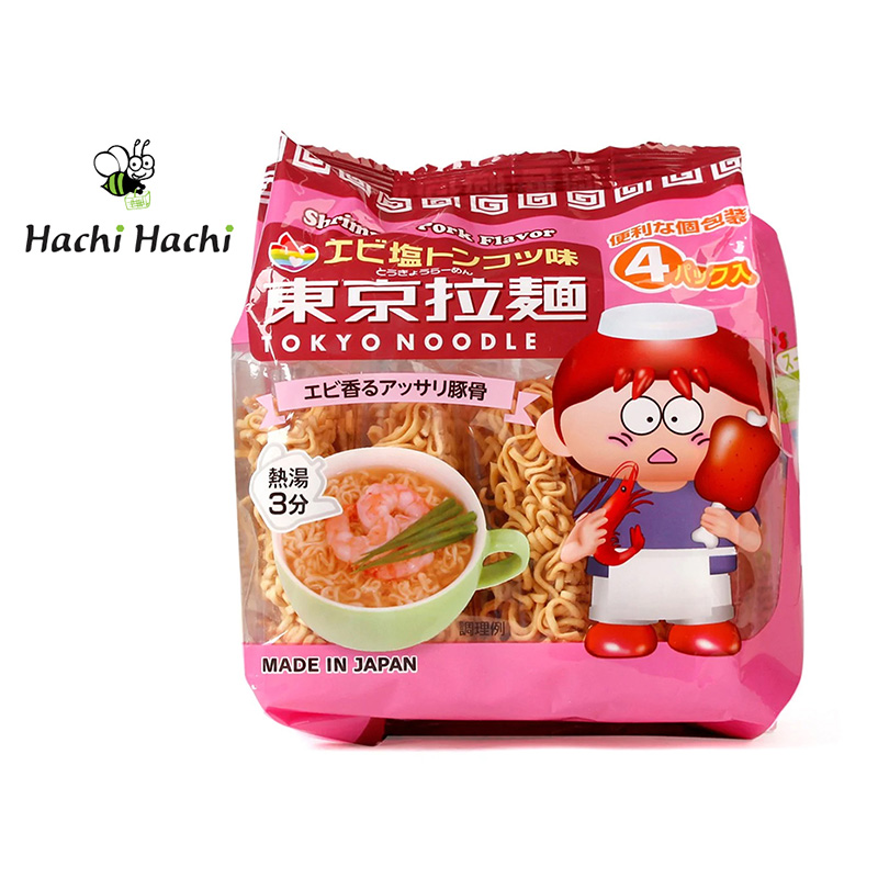 Mì ăn liền Tokyo vị tôm thịt 4 gói - Hachi Hachi Japan Shop