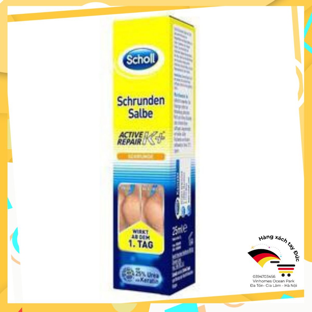 Kem nứt gót chân scholl schrunden salbe 25ml