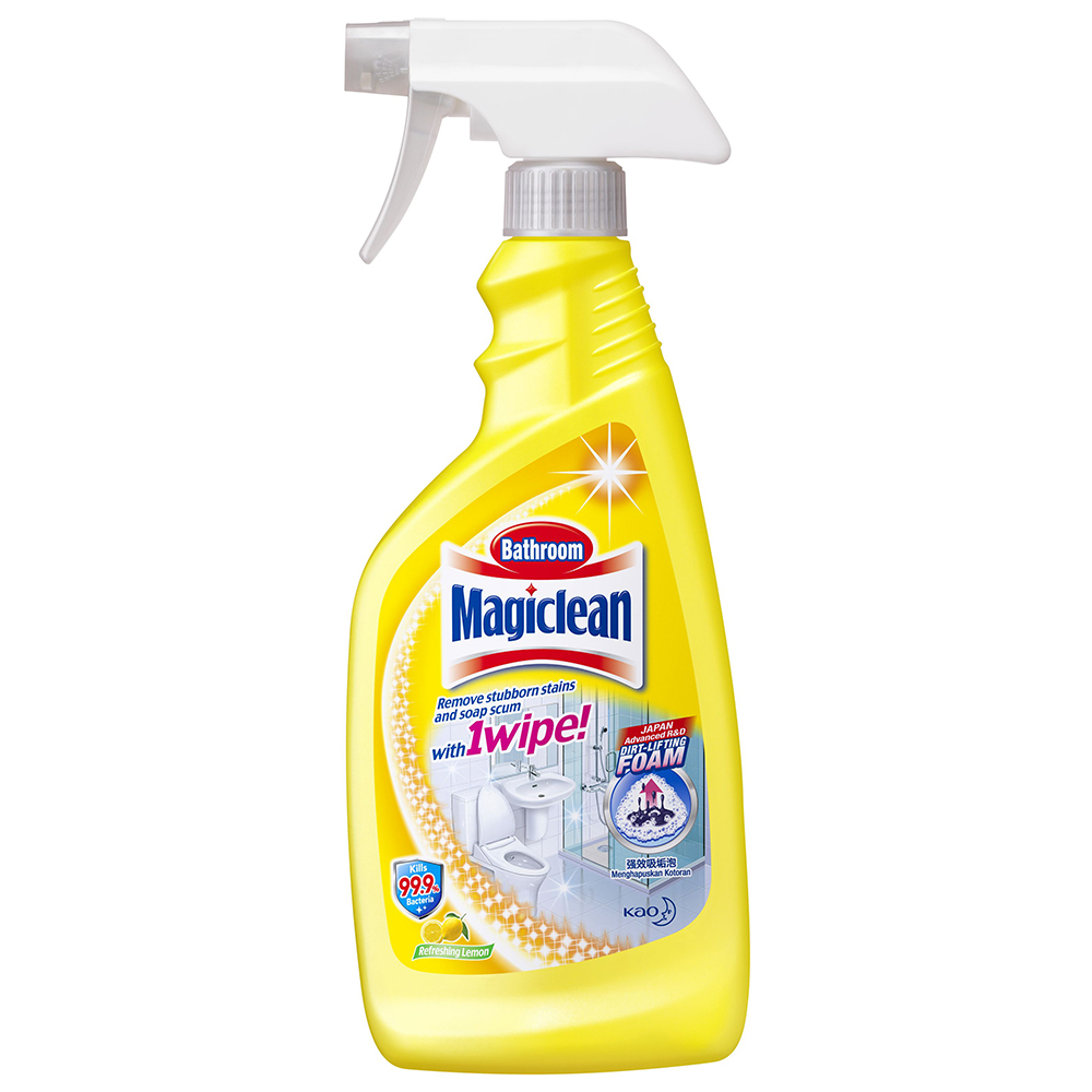 Combo 02 chai nước tẩy rửa nhà tắm hương chanh magiclean 500ml