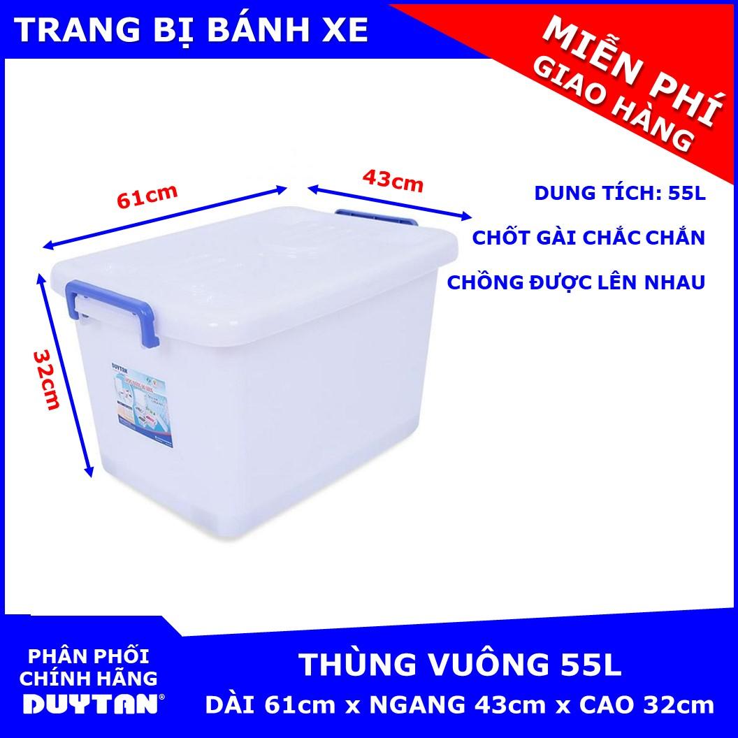 Bộ 5 thùng nhựa đựng đồ đa năng Duy Tân 55L