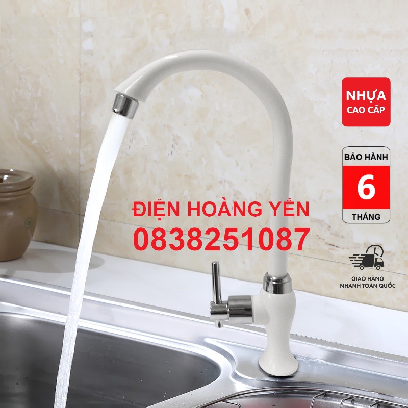 Vòi rửa chén bát nhựa 1 đường nước lạnh
