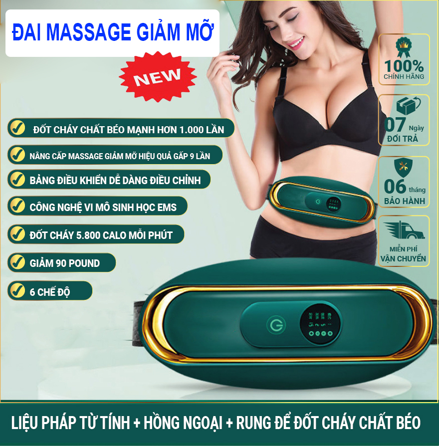 Đai massage giảm mỡ bụng, máy tập giảm mỡ bụng cho nữ và nam, đai mat xa làm tan mỡ bụng nhanh, máy tập giảm mỡ bụng, cách giảm mỡ bụng sau sinh, cao cấp hơn đai masage rung và nóng vibro shape, giảm mỡ thừa toàn thân nhanh chóng