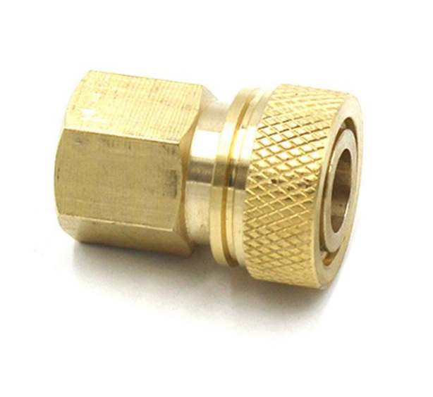 Đầu nối, khớp nối nhanh cho vòi bơm cao áp - Ren vào 10mm, đầu vào van 8mm dùng chung cho Van Nạp chân 8 và chân 10 + Có kèm theo doăng trắng cứng