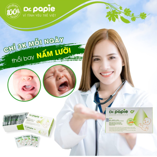 Gạc Rơ Lưỡi Vệ Sinh Răng Miệng Cho Bé Dr Papie