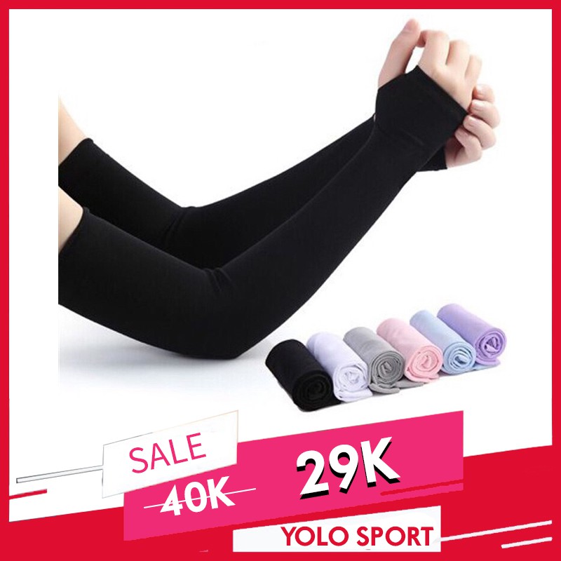 YOLO SPORT -Găng Tay Chống Nắng Hàn Quốc Letslim Xỏ Ngón Cả Cánh Tay