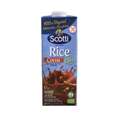 Sữa gạo cacao hữu cơ Riso Scotti 1 lít