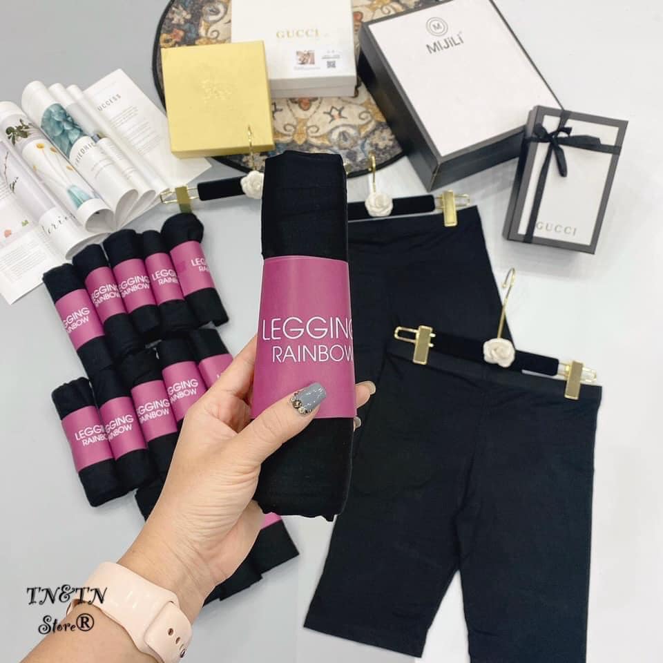 Quần legging ngố nâng mông Raibow