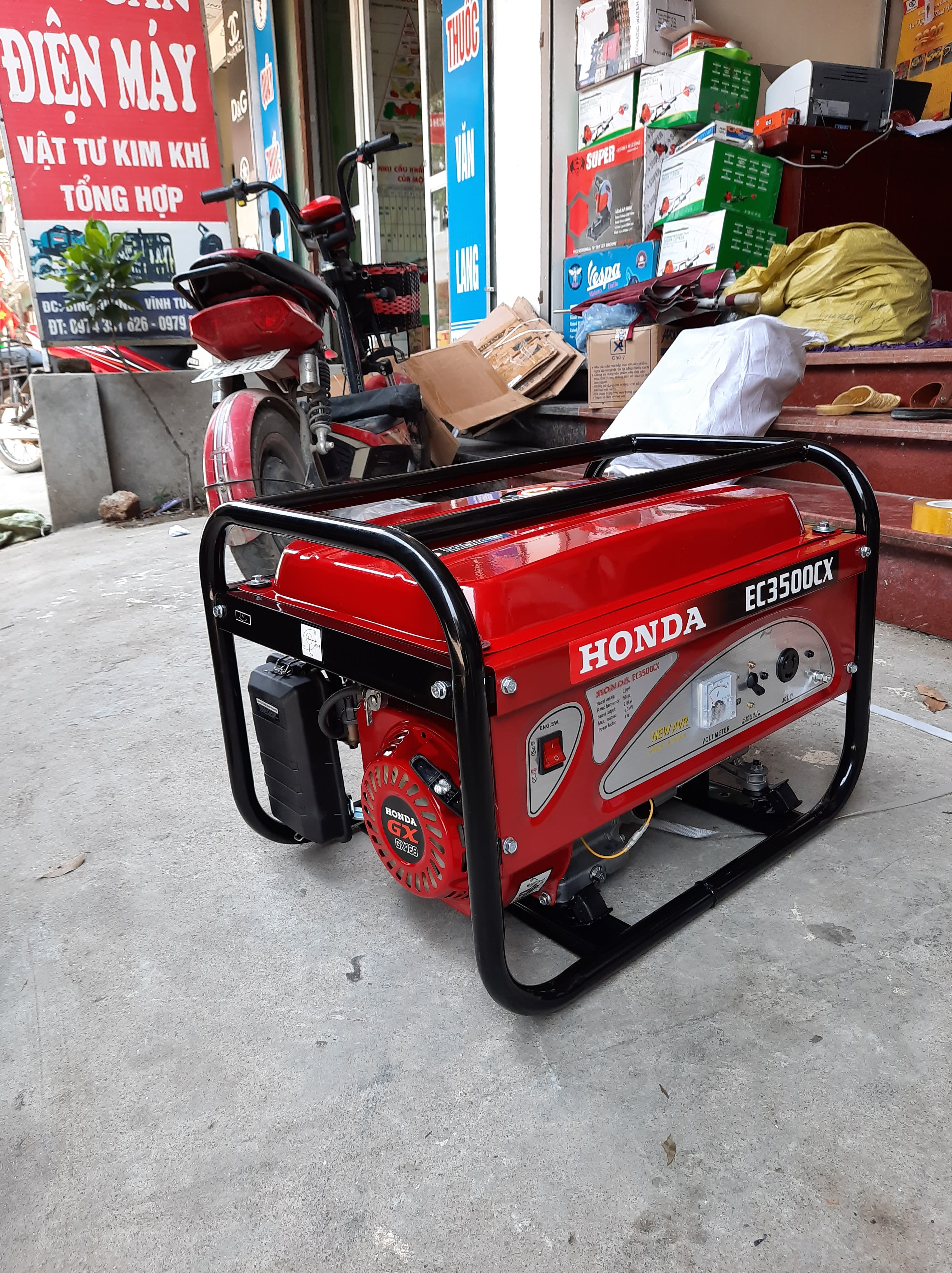 [Trả góp 0%]Máy phát điện Honda EC 3500CX - EC 3500CX Máy phát điện động cơ 4 thì 163cc 3.0kw Tiết Kiệm Nhiên Liệu