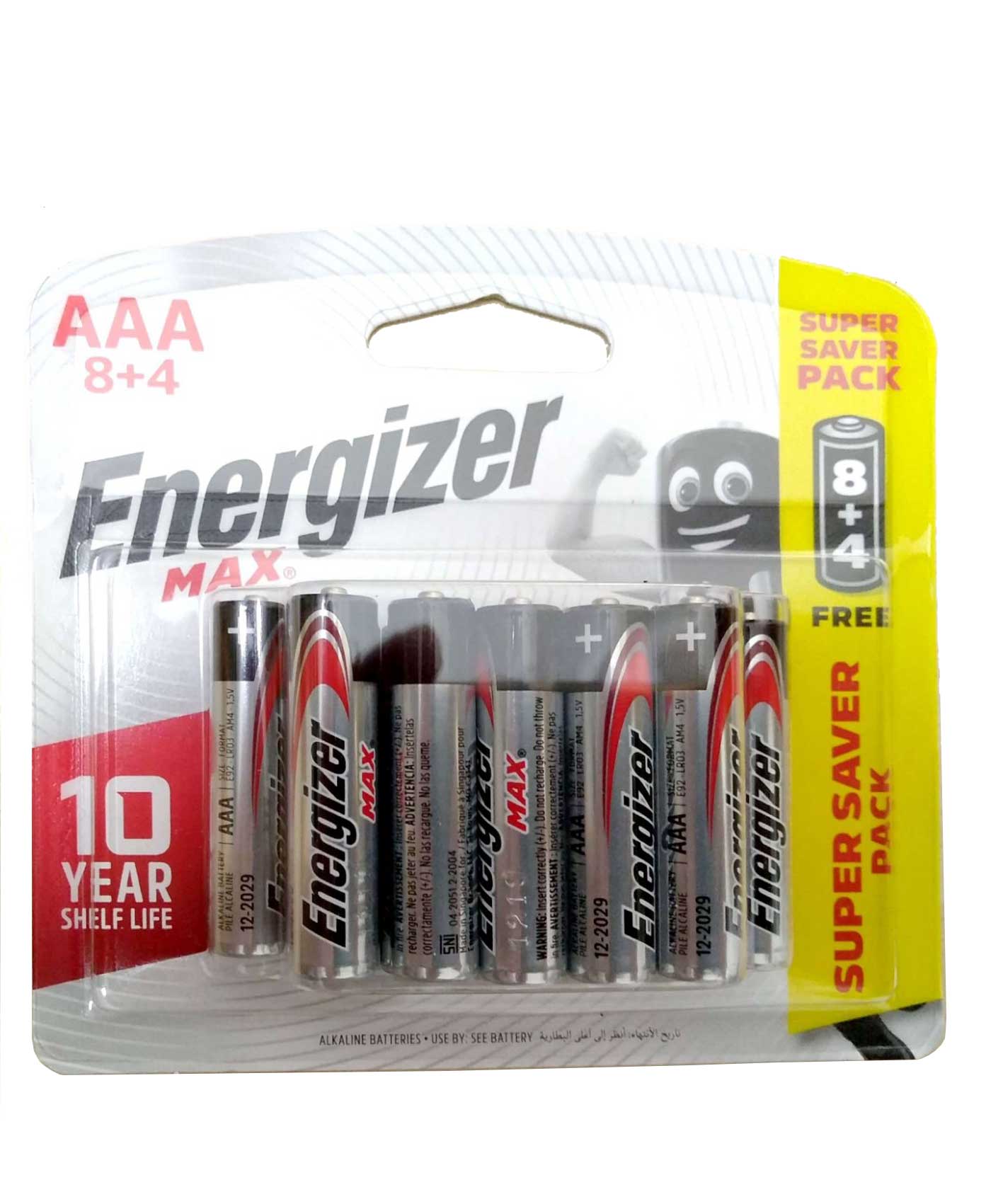 Pin energizer aaa vỉ 12 viên