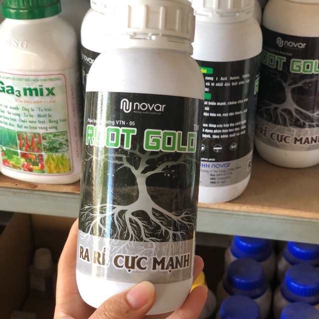 Phân bón kích rễ root gold novar