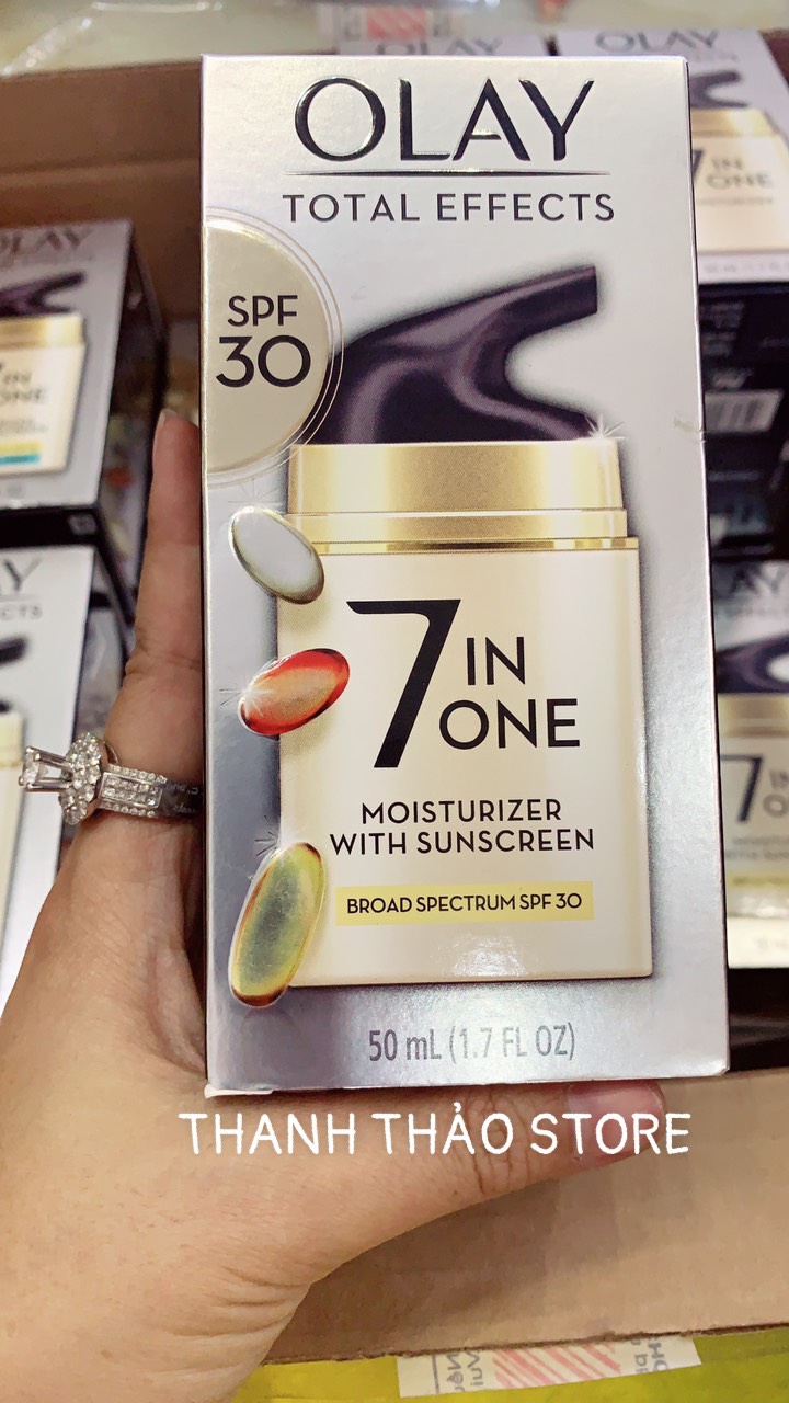 [USA Official] Kem dưỡng da chống lão hóa Olay Total Effects 7 in 1 With Sunscreen SPF30 50ml