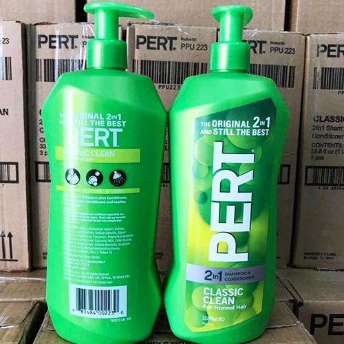 Dầu gội pert classic clean 2in1 có vòi 1lít