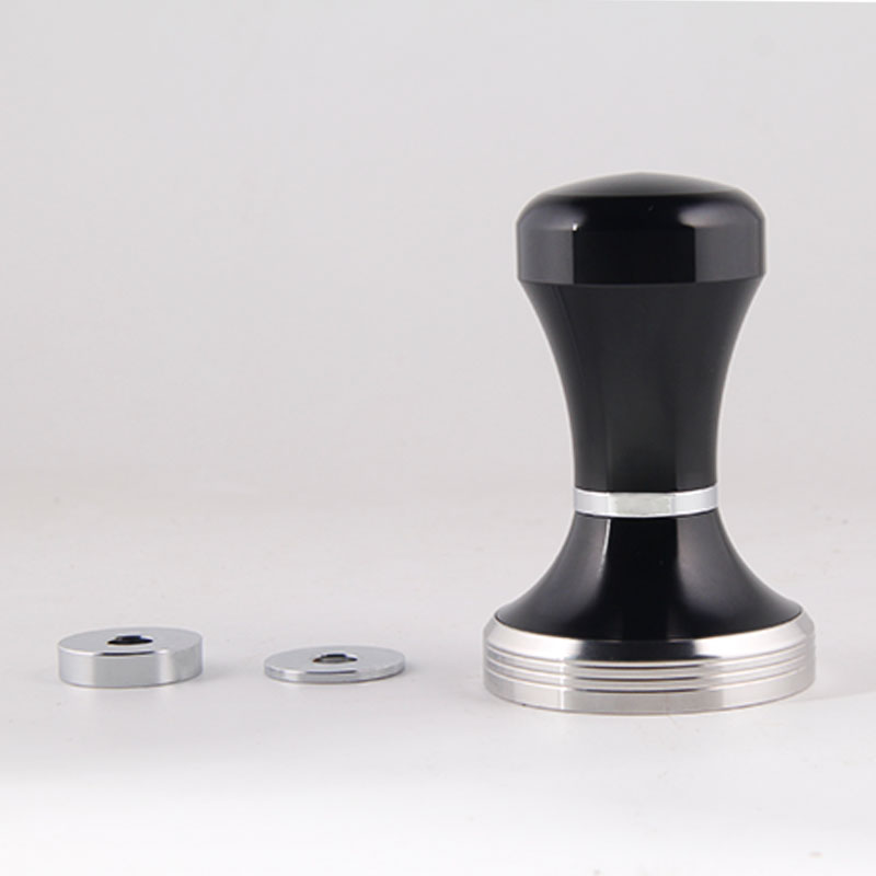 Tamper nén cà phê - Đáy phẳng - chất liệu inox- Kích Thước 49mm, 51mm, 58 mm - màu đen, bạc