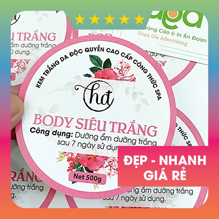 Tem dán kem body giá rẻ đẹp 100c