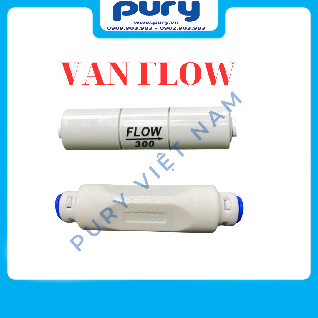 Van thải máy lọc nước ro - van flow 300 nối nhanh - van điều tiết nước thải flow 300cc, 400cc, 450cc, 1500cc...