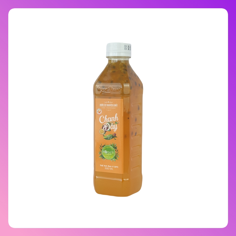 Chanh dây Ngọc Thảo 425ml  100% chanh dây tươi tăng sức đề kháng da sáng dáng xinh