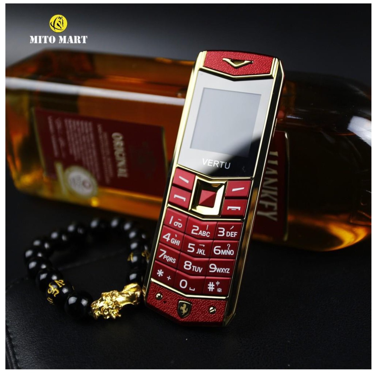 Điện thoại vetu a8 lưng ngựa phong thủy - vỏ kim loại - giá rẻ sang trọng - tặng bao da + 2 pin - bảo hành 12 tháng