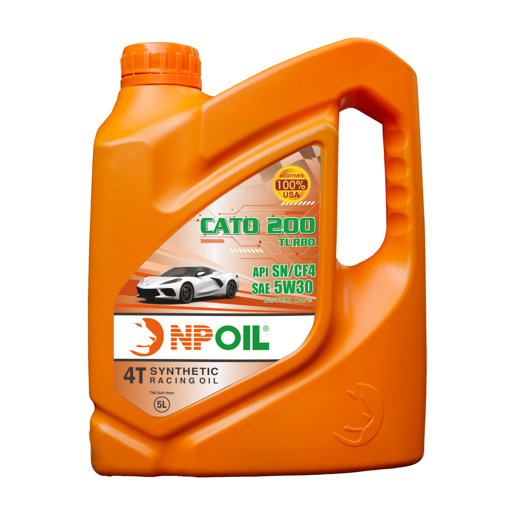 DẦU ĐỘNG CƠ Ô TÔ CAO CẤP CATO 200 TURBO - API SN/CF4 - 5W30 4T - 4L/5L Giá 713,426 Đồng*Miễn phí vận chuyển