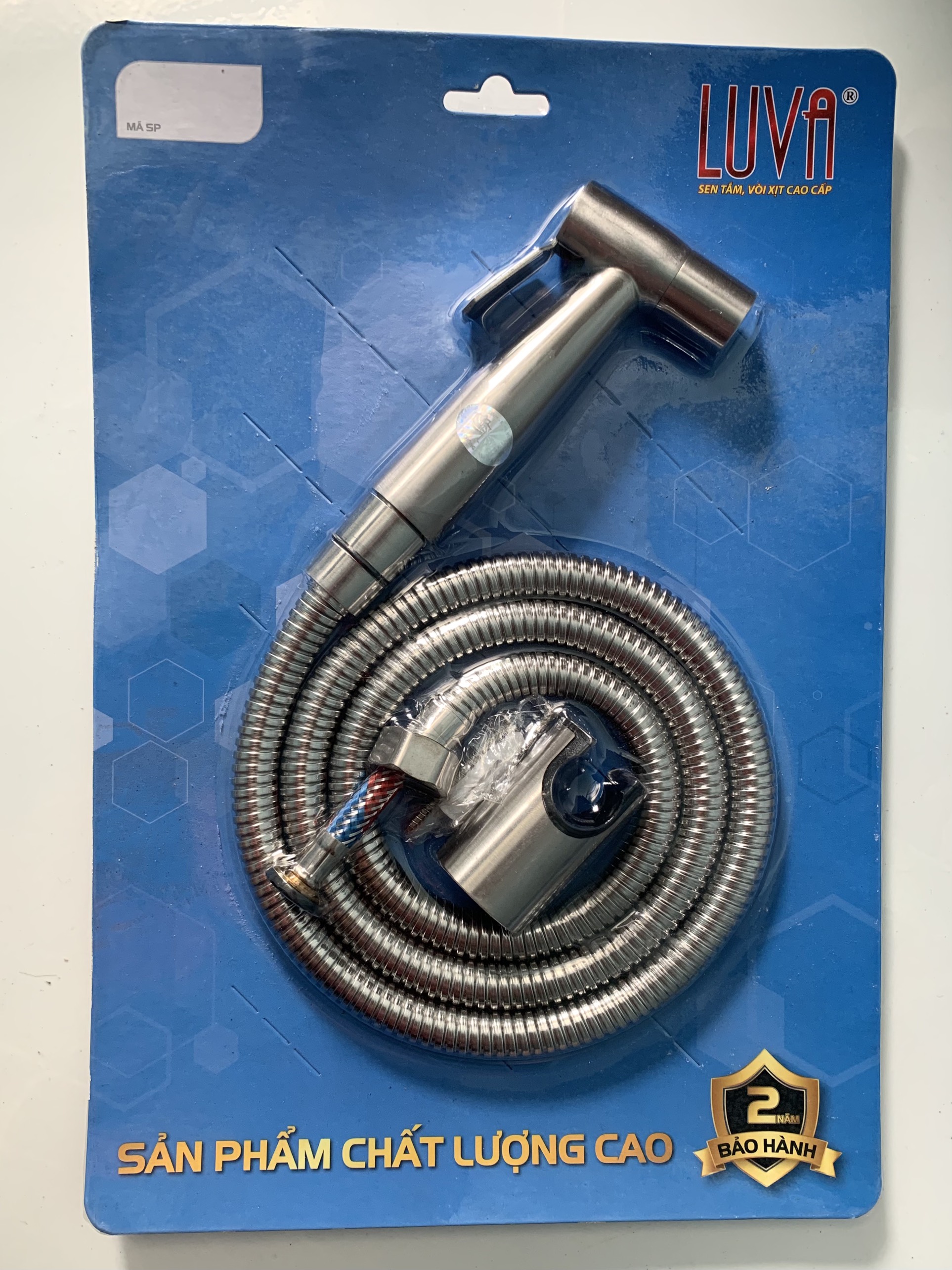 Vòi xịt vệ sinh inox 304 dây rút lõi siêu bền