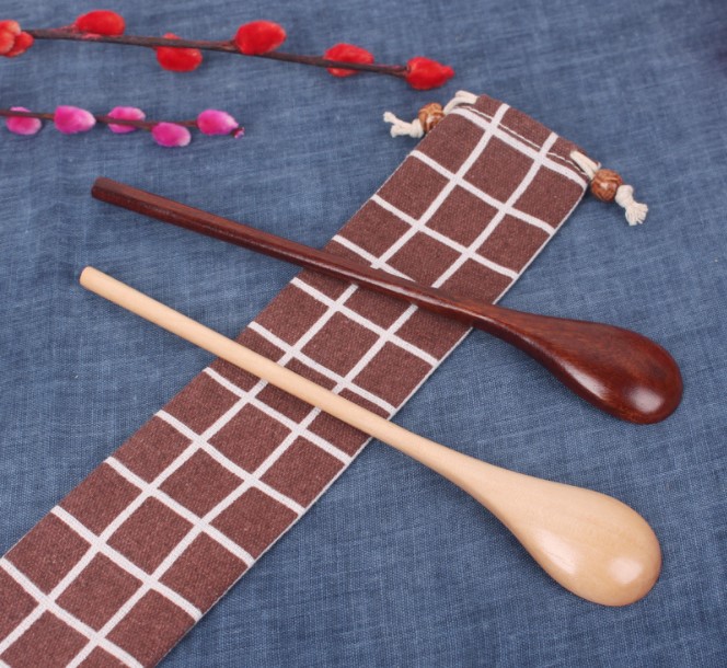 Thìa gỗ cà phê cán dài kiểu Nhật Bản [GIẢM GIÁ ĐẶC BIỆT] MALICOOK