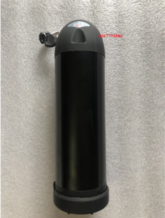 Vỏ pin dạng bình nước, chế xe đạp thành xe điện, tối đa 42 cell pin, có khóa tháo lắp tiện lợi