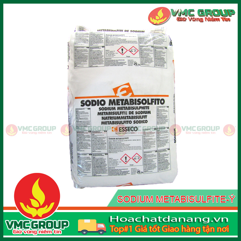 1 bao 25 kg SODIUM METABISULFITE NA2S2O5 phụ gia tẩy trắng