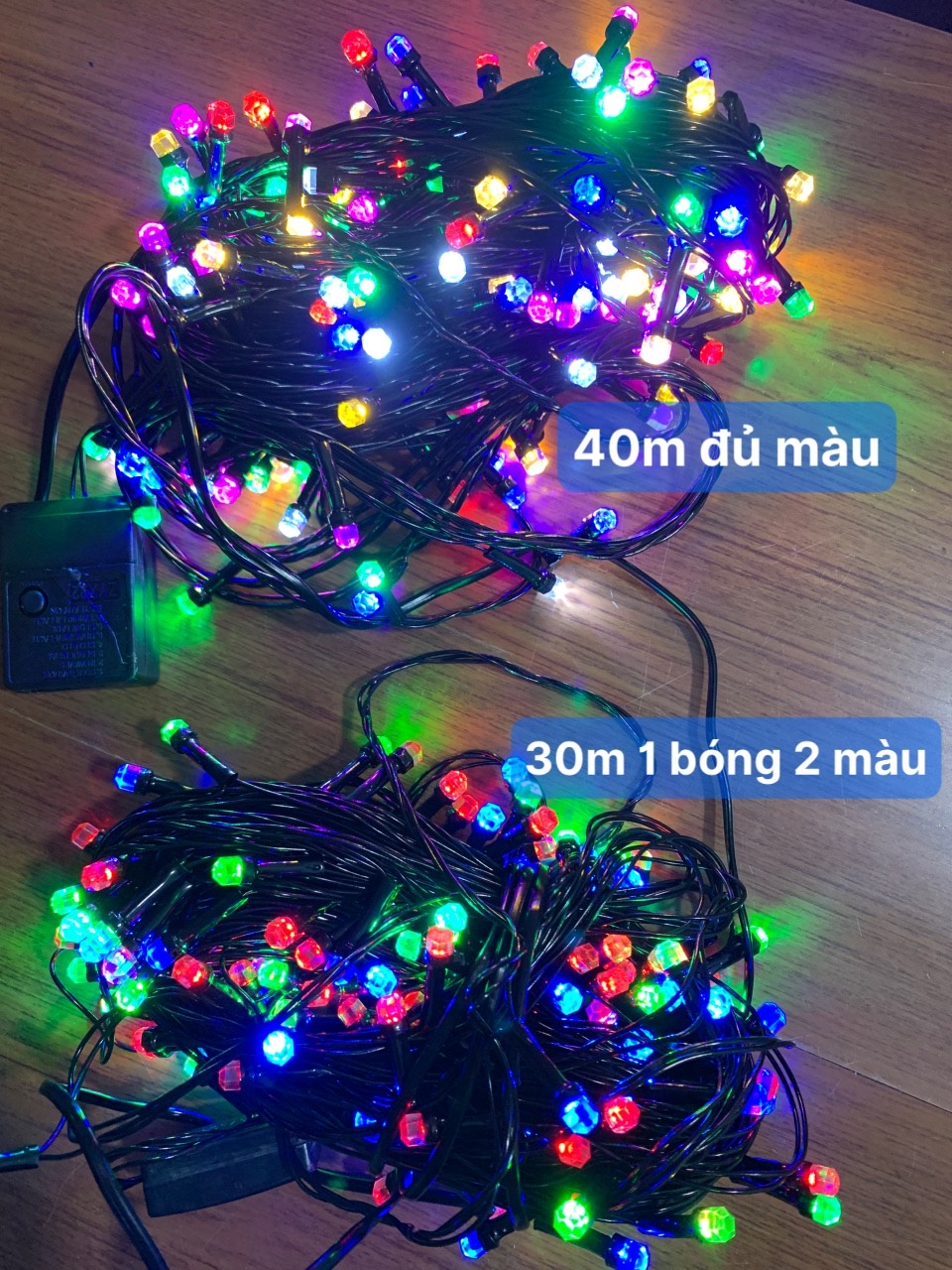 dây đèn led trang trí lục giác 5 mét/ 10 mét/ 20 mét/ 30 mét/ 40 mét trắng-vàng- đủ màu- decor trang trí phòng-nhiều mẫu ngủ, nhà cửa