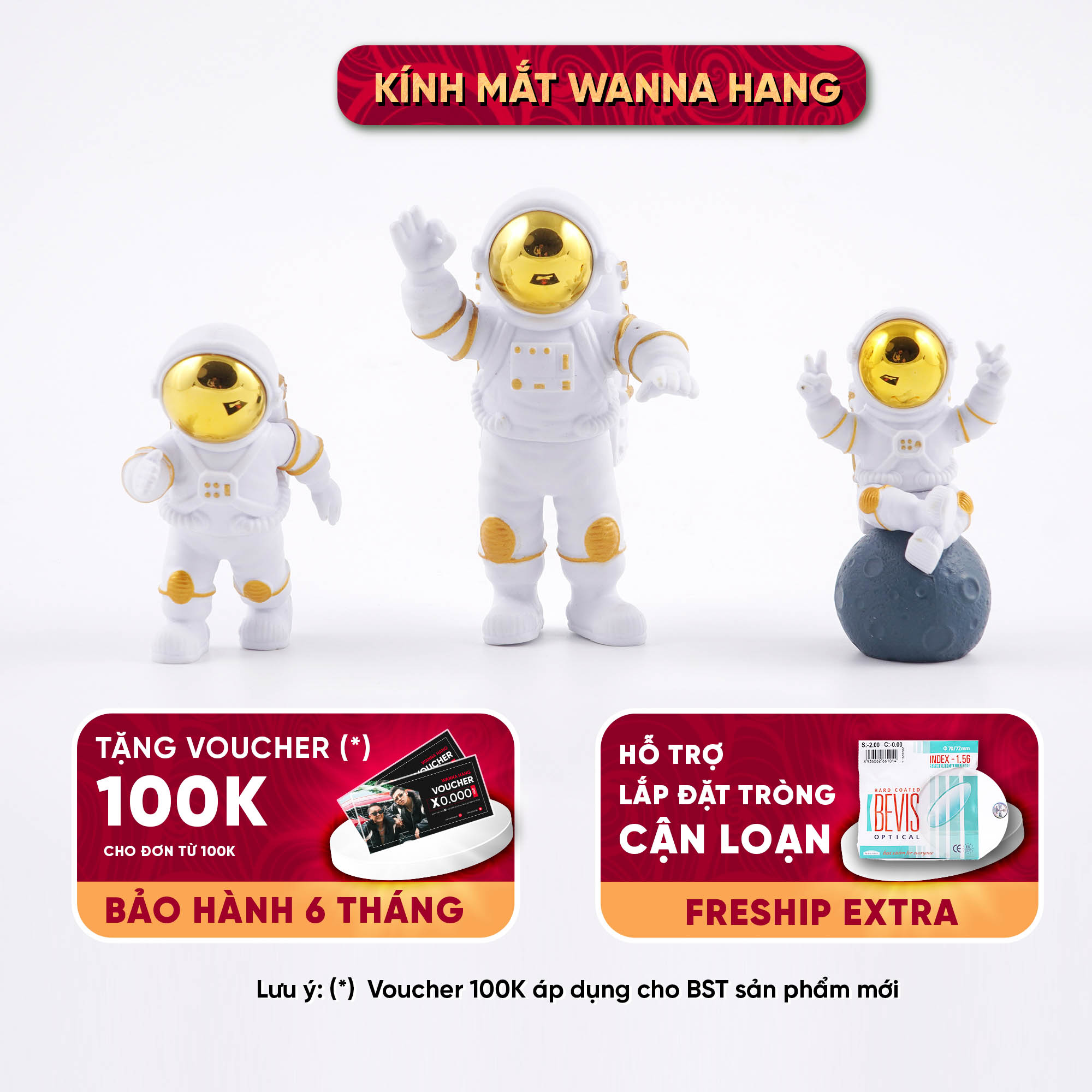 Mô hình phi hành gia để bàn, đèn led để bàn, đèn led trang trí phòng ngủ, decor bàn làm việc Wanna Hang MHPHG