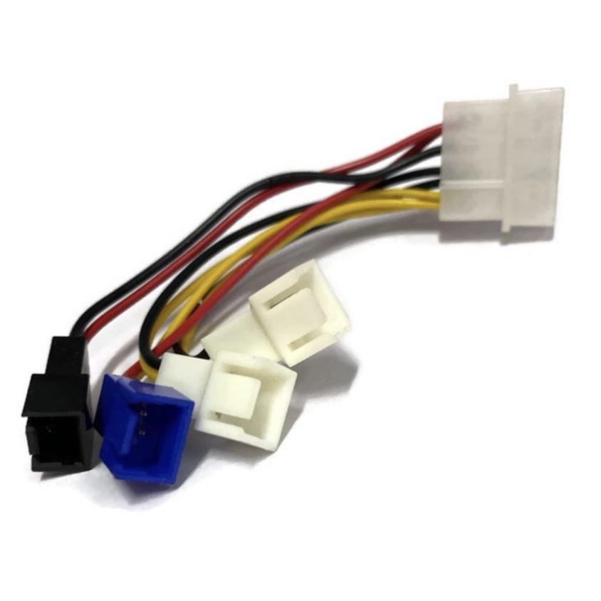 [HCM]Dây chuyển đổi ATA sang 4 cổng 3 PIN dùng cho quạt CPU -CAP7