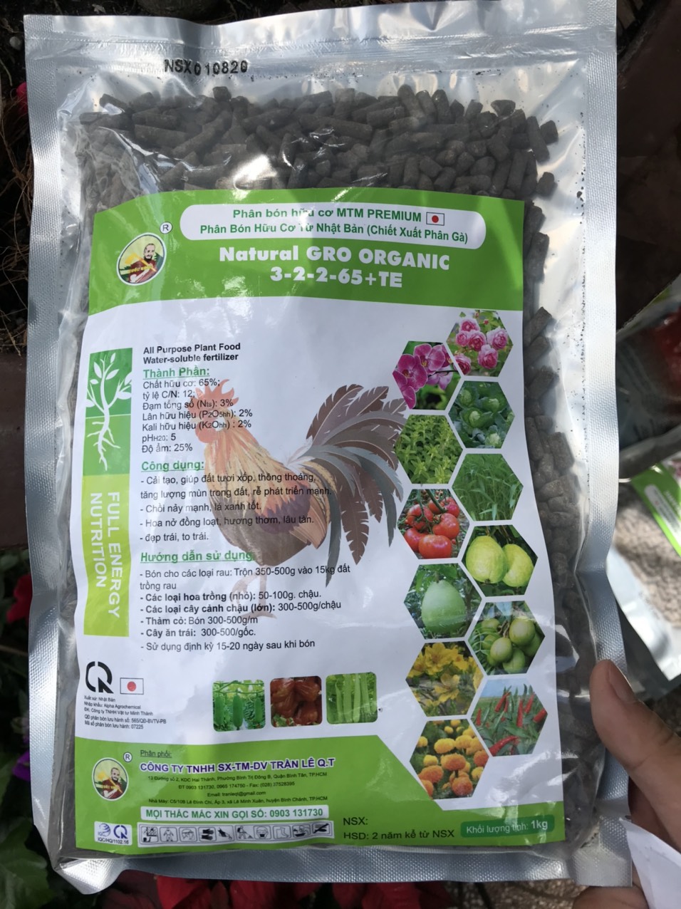 PHÂN GÀ VIÊN ĐẾN TỪ NHẬT BẢN