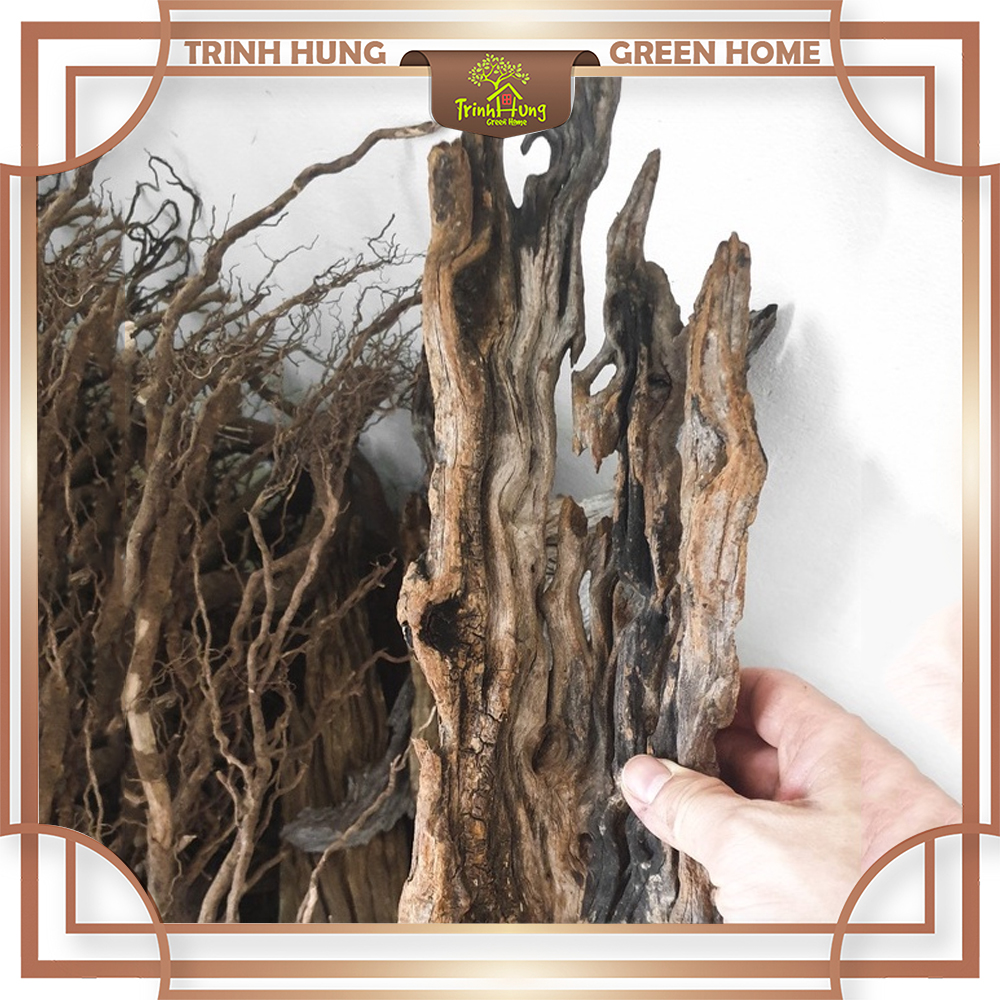 Gỗ lũa san đá miếng sl 1kg