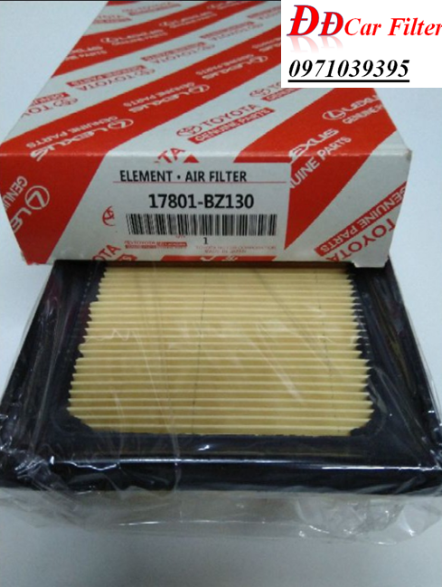 Lọc gió động cơ toyota wigo . oem: 17801-bz130