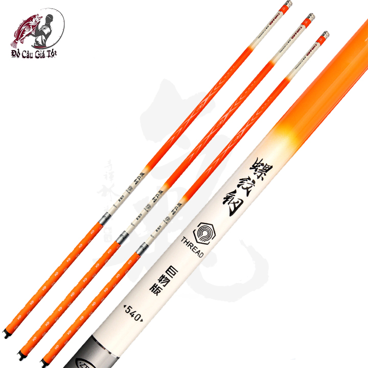 Cần câu tay bạch kinh thiên 6h, cần câu đài, cần câu đơn cao cấp