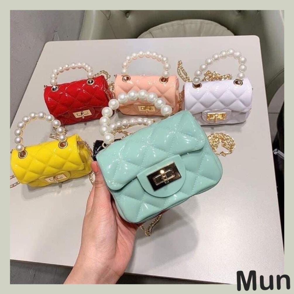 Túi cầm tay mẹ và bé gái mini-túi đeo chéo dể thương ,hàng quảng châu loại 1 kích thước 9x13cm/phụ kiện thời trang