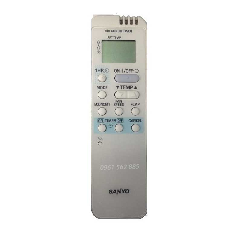 Điều khiển remote máy lạnh sanyo mẫu 4