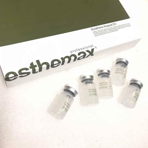 Tế bào gốc dưỡng trắng Esthemax Glutathione Ampoule full set 10 lọ Hàn Quốc