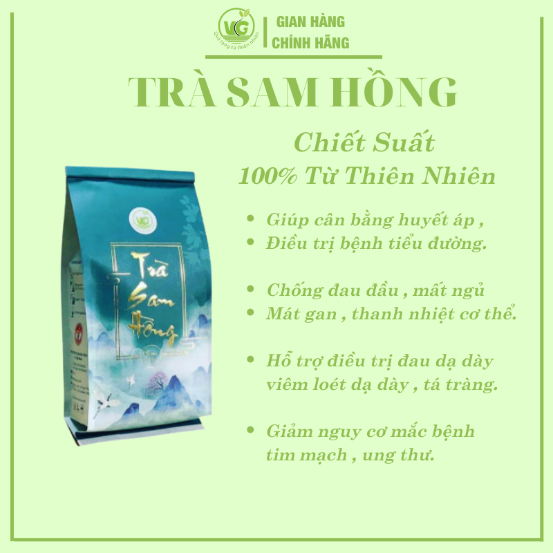 Trà Sam Hồng THƯỢNG HẠNG gói 300gr trà sâm hồng thanh lọc mát gan , ngủ sâu giấc , tra sam hong giảm đau dạ dày diệt khuẩn hP