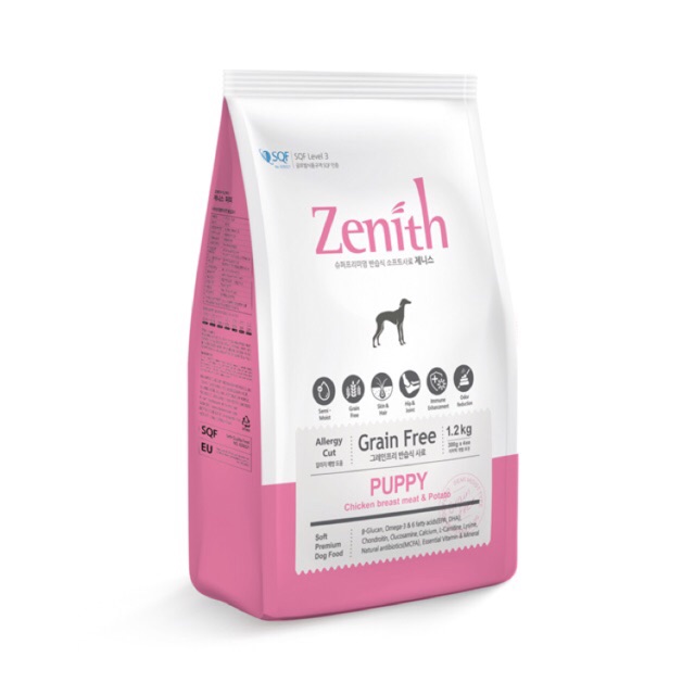 Zenith thức ăn hạt mềm cho chó con 1.2kg.