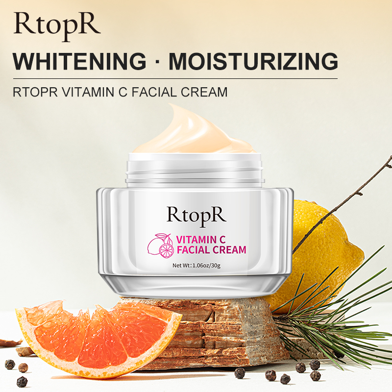  【VOUCHER GIẢM 45% RtopR Vitamin C Kem Dưỡng Da Ban Đêm Ngăn Ngừa Lão Hóa Kem Dưỡng Giúp Làm Dịu Làm Mượt Phục Hồi Da Phù Hợp Kem Làm Trắng Da 30g 
