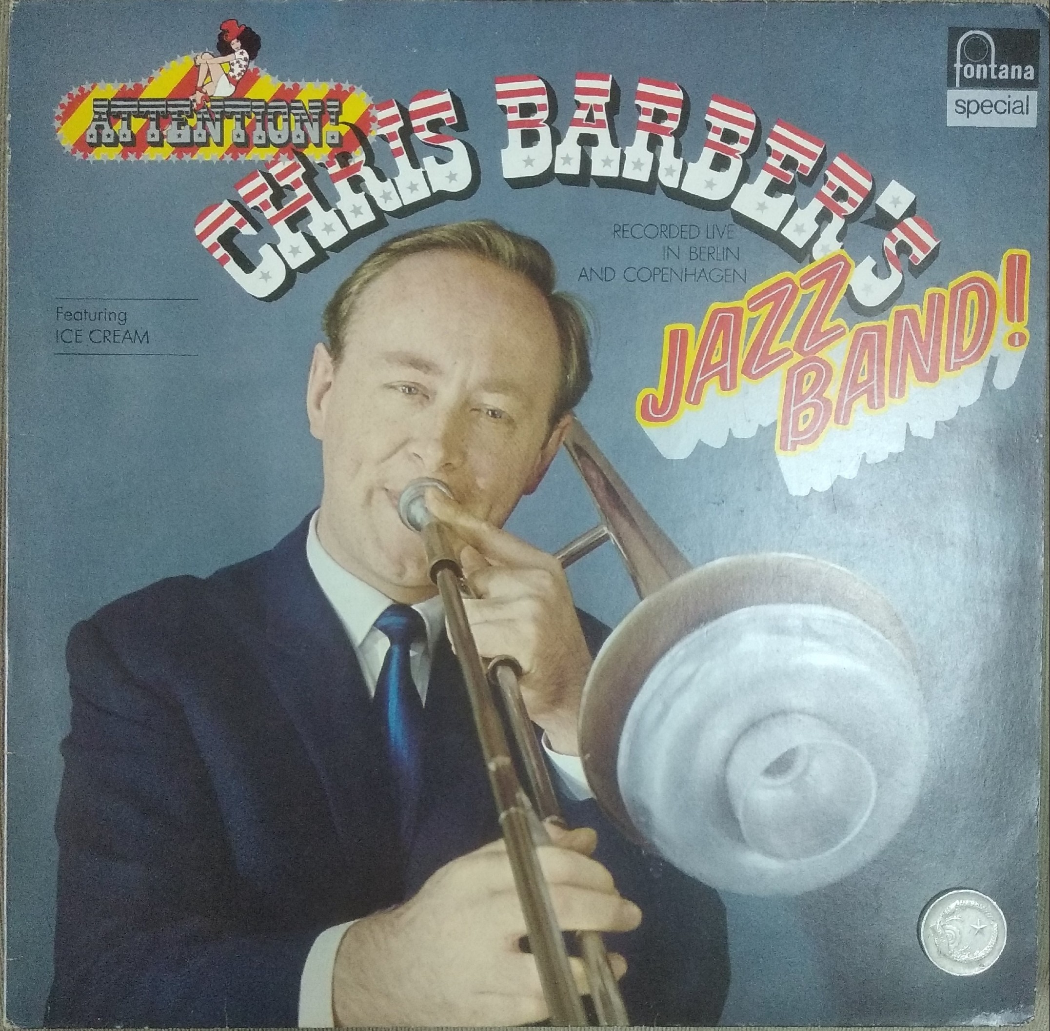 stereomate - Đĩa nhựa - LP Vinyl:  Chris Barber's Jazz Band - Attention!