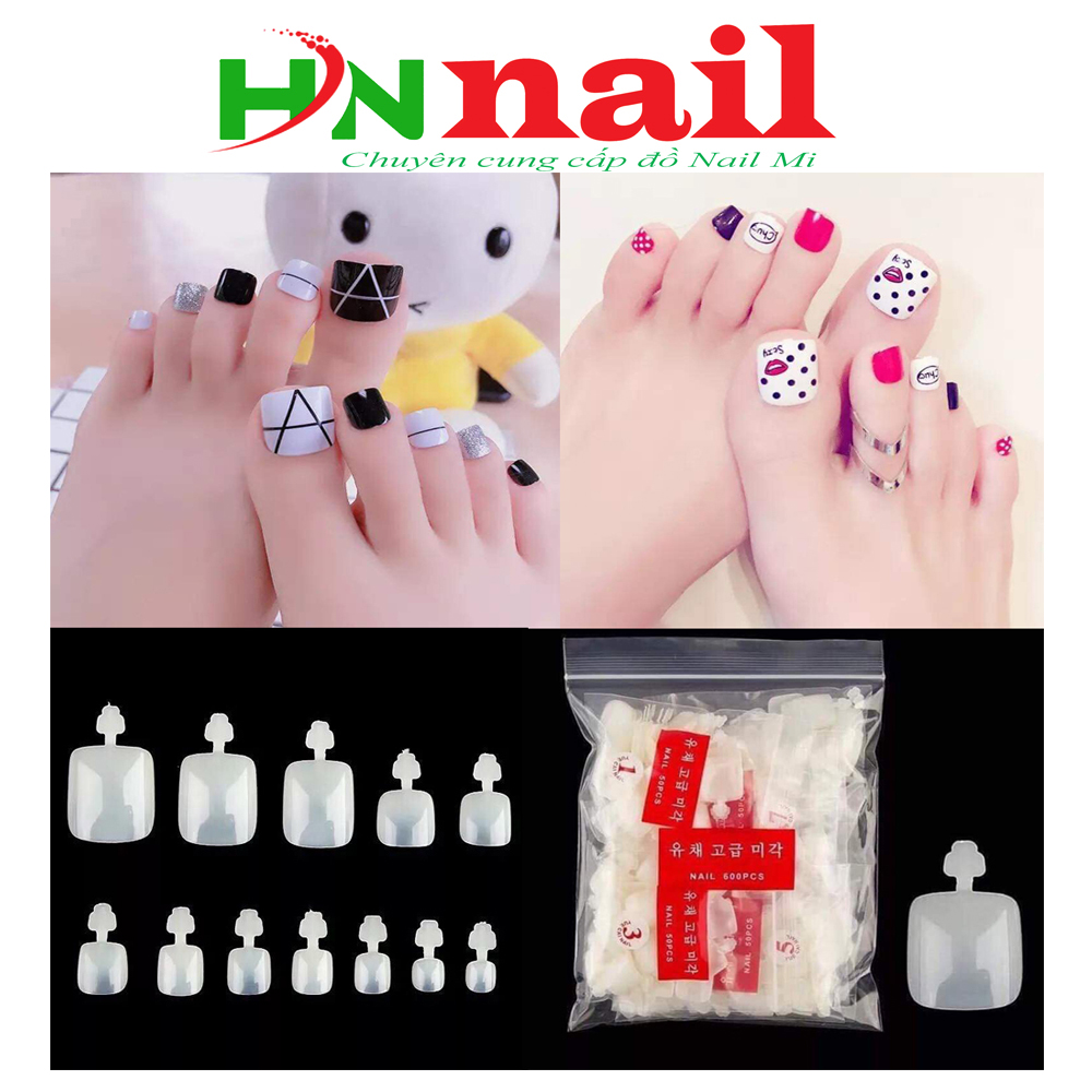 Móng Úp Chân Làm đẹp nail mi màu đẹp tự nhiên shop Hnnail