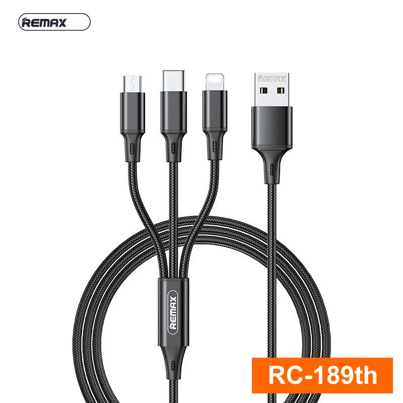 Cáp sạc nhanh remax rc-189th 3.1a