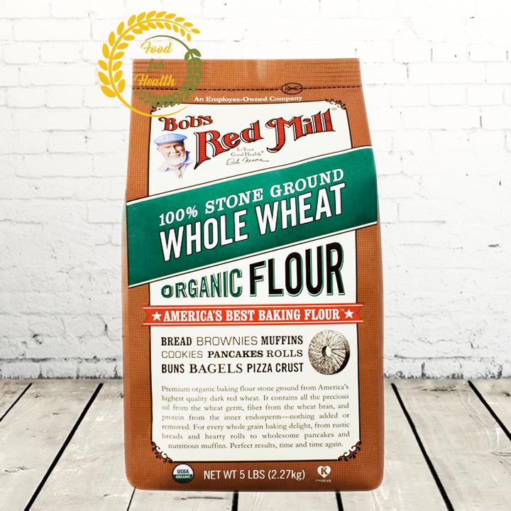 Bột mì nguyên cám hữu cơ Bob's Red Mill 2,27kg