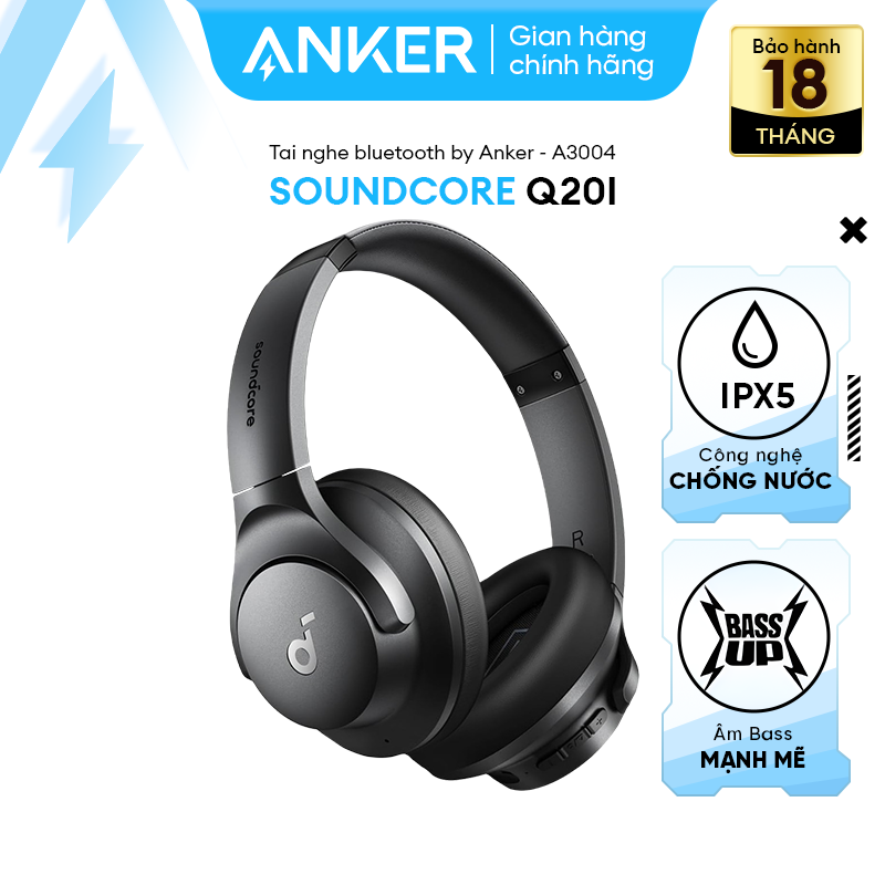 Tai nghe chụp tai Bluetooth Anker Soundcore Q20i - A3004