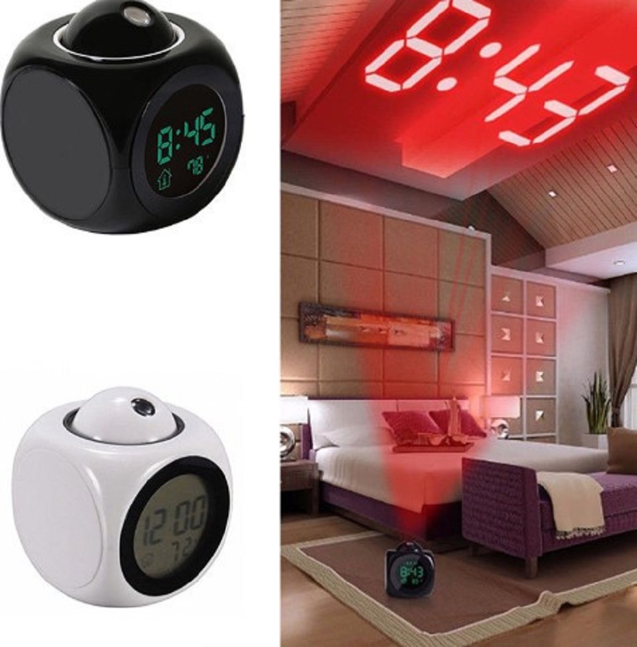 Đồng hồ báo thức có giọng nói và đèn chiếuđồng hồ báo thức